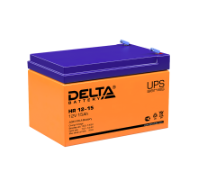 Акумуляторная батарея UPS серии HR 12-15 12В/15Ач  HR 12-15  DELTA