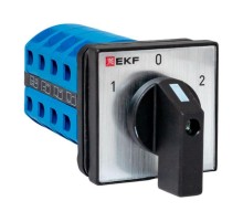 Переключатель кулачковый ПК-1-24 25А 4P "1-0-2" IP65  pk-1-24-25-65  EKF