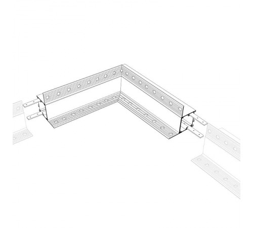 Угол SL-LINIA32-FANTOM-EDGE внутренний (arlight, Металл)  030100  Arlight