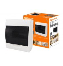 Бокс пластиковый навесной ЩРН-П-8 модулей  IP41   SQ0901-0003  TDM