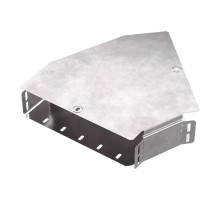 Угол горизонтальный 45 градусов с крышкой Стандарт 300х80  PR16.0430  Промрукав