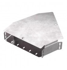 Угол горизонтальный 45 градусов с крышкой Стандарт 300х80  PR16.0430  Промрукав