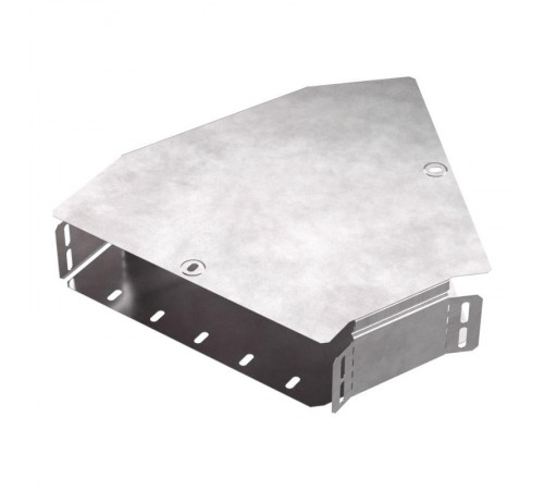 Угол горизонтальный 45 градусов с крышкой Стандарт 300х80  PR16.0430  Промрукав