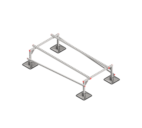Опорная конструкция для установки оборудования TECHNORAPTOR STEELFOOT 1000х2000 тип 1 HD  KM-TR-STF-SSEI-1000-2000-1 HD  КМ - профиль