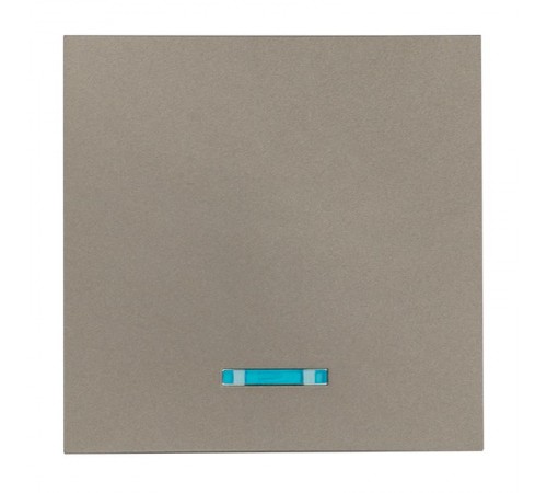 Валенсия лицевая панель выключателя 1-кл. с индикатором 10А кашемир EKF PROxima   ESV10-L-121-40   EKF