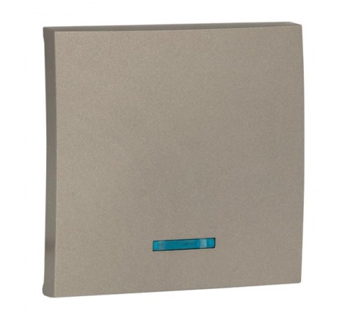 Валенсия лицевая панель выключателя 1-кл. с индикатором 10А кашемир EKF PROxima   ESV10-L-121-40   EKF