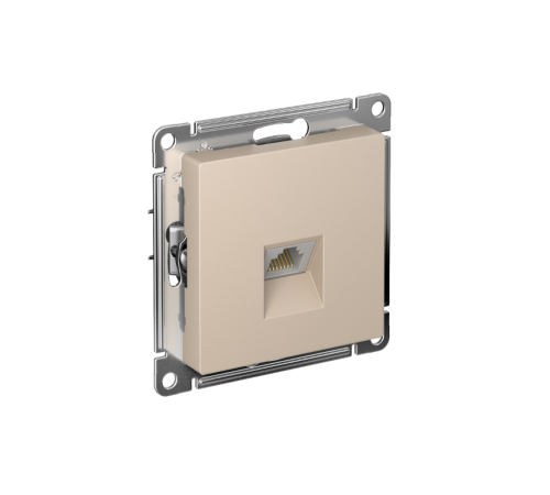 AtlasDesign Песочный Розетка компьютерная RJ45, кат. 6A, механизм  ATN001286  SE