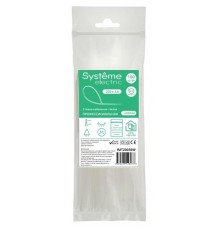 Стяжка кабельная 200х3.6 Белая (100шт)  IMT20036W  SE