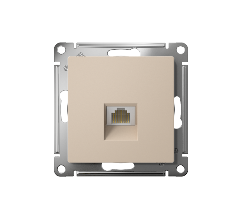 AtlasDesign Песочный Розетка компьютерная RJ45, кат. 6A, механизм  ATN001286  SE