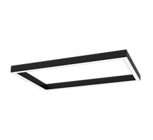 Светодиодный светильник Х-line прямоугольный подвесной 60 Вт 3000 К 1050x595x100 мм RAL9005 черный муар  V1-R0-9R828-02OP0-4006030  VARTON