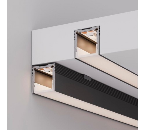 Профиль SL-SLIM20-H20-2000 BLACK (Arlight, Алюминий)  047632  Arlight                        