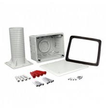 Коробка с тубусом и крышкой для утепленного фасада KUZ-VI (KB) 140х180х1230-330 мм  KUZ-VI_KB  Kopos