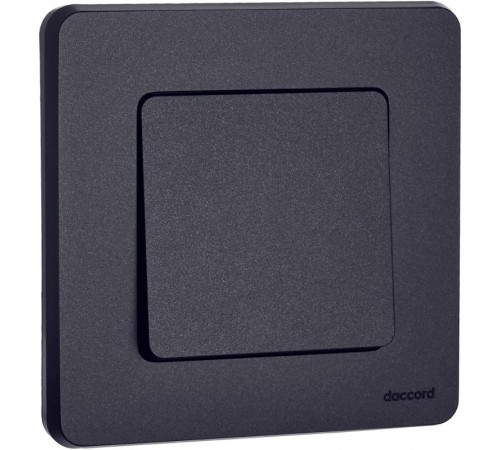 Inspiria Антрацит Выключатель 1-клавишный С/У без рамки  673603  Legrand