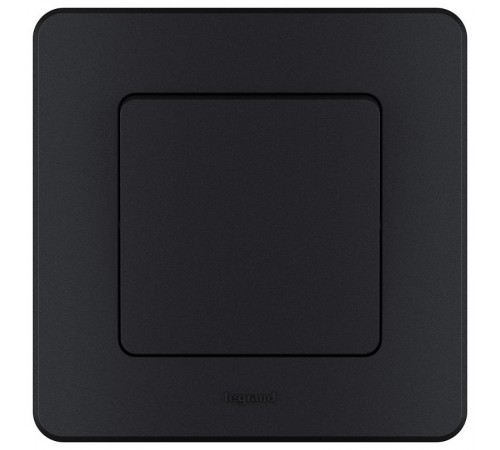 Inspiria Антрацит Выключатель 1-клавишный С/У без рамки  673603  Legrand