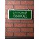 Световой указатель аварийного освещения светодиодный EXIT-102 EKF Proxima 3Вт 1,5ч комбинированный настенный/потолочный IP20  EXIT-SS-102-LED  EKF