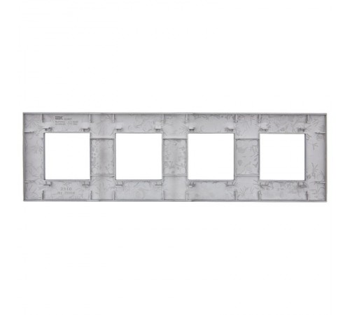 SKANDY Рамка 4-местная SK-F04Gr серый  SK-M42-K03  IEK