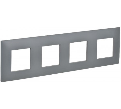 SKANDY Рамка 4-местная SK-F04Gr серый  SK-M42-K03  IEK