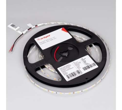 Лента светодиодная RT-A60-5mm 12V Warm2400 (4.8 W/m, IP20, 2835, 5m) (arlight, узкая)  028616(2)  Arlight