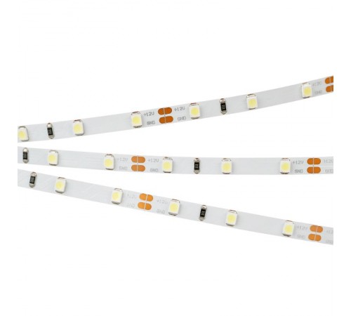 Лента светодиодная RT-A60-5mm 12V Warm2400 (4.8 W/m, IP20, 2835, 5m) (arlight, узкая)  028616(2)  Arlight