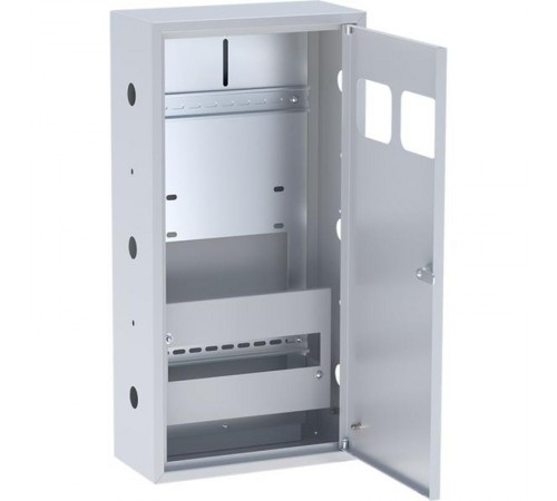 Ящик ЯУР на 2 счетчика с двумя din-рейками (ВхШхГ) 600х300х150 Basic  uerm-din-600-2  EKF