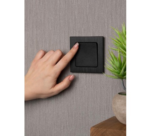 Стокгольм Механизм Выключателя 1-кл. проходного 10А черный PROxima  EZV10-025-10  EKF