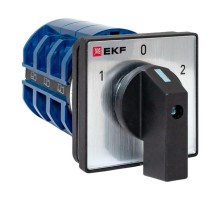 Переключатель кулачковый ПК-1-43 63А 3P "1-0-2" IP65  pk-1-43-63-65  EKF