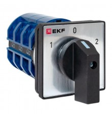 Переключатель кулачковый ПК-1-43 63А 3P "1-0-2" IP65  pk-1-43-63-65  EKF