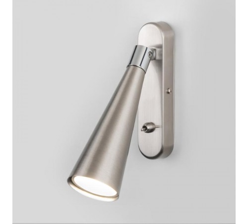 Светильник спот Horn GU10 SW сатинированный никель (MRL 1010) GU10 1*35Вт Elektrostandard  a047872  Elektrostandard