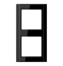 Рамка 2-кратная; черная  A582SW  Jung