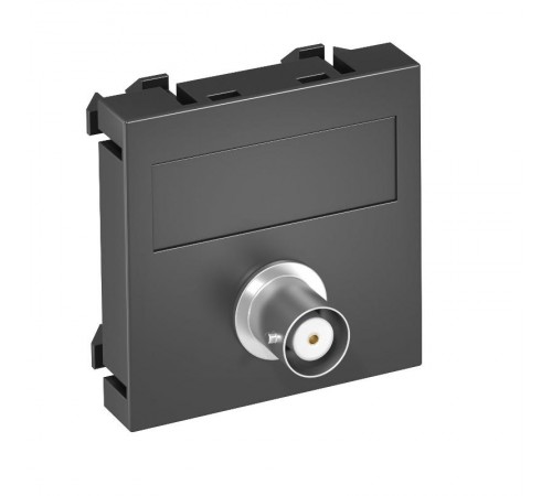 Мультимедийная рамка Video-BNC Modul45 (черный) (MTG-BC F SWGR1)  6105021  OBO Bettermann