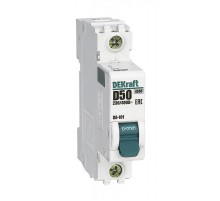 Выключатель автоматический  однополюсный ВА-101 50А D 4,5кА  11107DEK  DEKraft