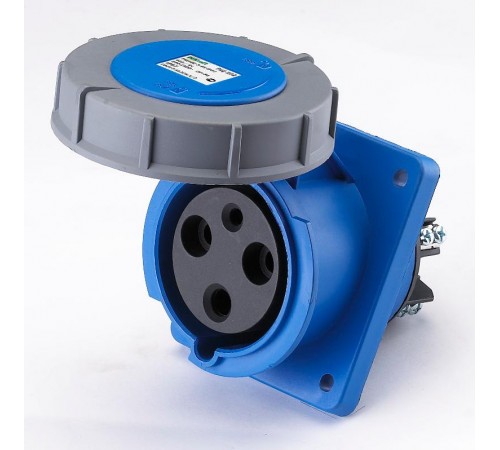 Розетка для скрытой проводки 433 2Р+РЕ 63А 220В IP6  26056DEK  DEKraft