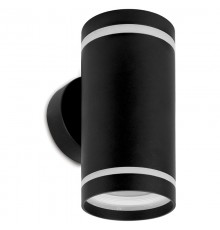 Светодиодный светильник аритектурный 230V 2*GX53, DH1002, черный (на стену вверх/вниз)  11709  FERON