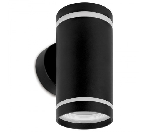 Светодиодный светильник аритектурный 230V 2*GX53, DH1002, черный (на стену вверх/вниз)  11709  FERON