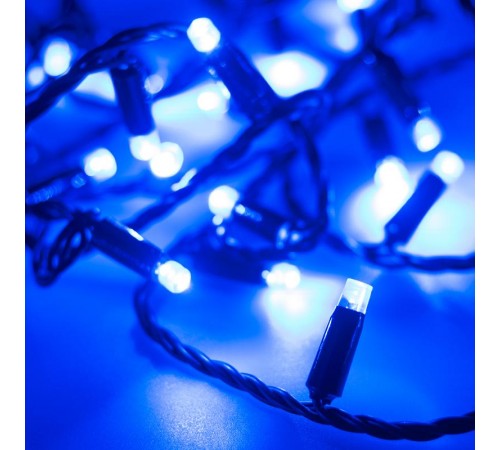 Светодиодная гирлянда ARD-STRING-CLASSIC-10000-BLACK-100LED-STD BLUE (230V, 7W)  025802  Arlight