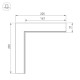 Угол SL-LINIA32-FANTOM внутренний (arlight, Металл)  030095  Arlight