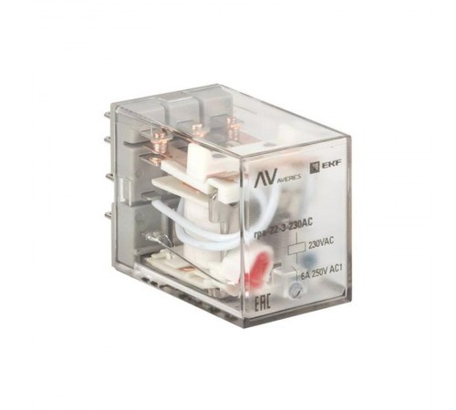 Реле промежуточное RPA 22/3 6A 230В AC EKF AVERES  rpa-22-3-230AC  EKF