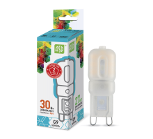 Лампа светодиодная LED-JCD-standard 3Вт 230В G9 4000К 270Лм  4690612003306  ASD