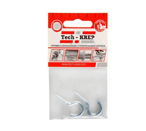 Шуруп-полукольцо 5,0х20 (2шт) - пакет  103888  Tech-KREP