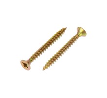 Саморез универсальный 4,0х40мм, желтый цинк, пакет (800 шт/уп)  1111-0440-2  Kranz