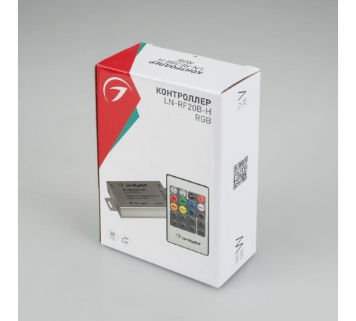 Контроллер LN-RF20B-H (12-24V,180-360W, ПДУ 20кн)  016499  Arlight