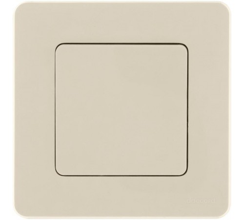 Inspiria Слоновая кость Переключатель проходной 1-клавишный С/У без рамки IP44  673671  Legrand