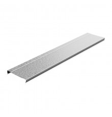 Крышка к лотку 100х15х3000, толщ. 0,55 мм, Сендзимир цинк, 020014  КЛЗТ-100х15х3000-0,55-СЦ   Ostec