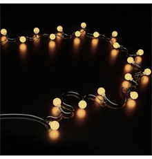 Гирлянда садовая на солнечной батарее 30 LED ламп Шары Белый свет Solar, 1/24  GS032  Gauss