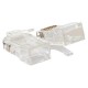 Коннектор RJ-45 TERACOM неэкранированный 8P8C Cat.5E универсальный (упак.50шт)  TRC-PLUG-5EUTP-50  EKF