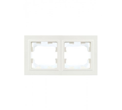 BRITE Рамка 2-ая IP44 РУ-2-БрБ-44 белый  BR-M22-44-K01  IEK