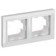 BRITE Рамка 2-ая IP44 РУ-2-БрБ-44 белый  BR-M22-44-K01  IEK