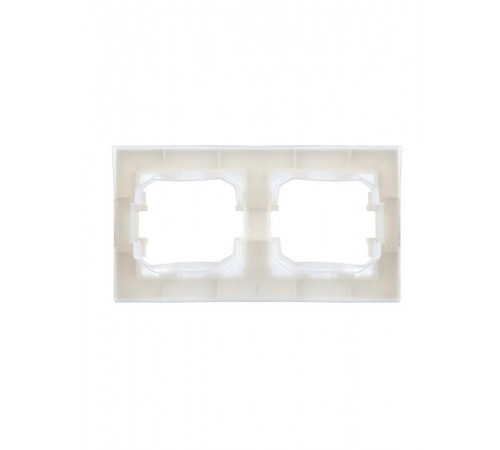 BRITE Рамка 2-ая IP44 РУ-2-БрБ-44 белый  BR-M22-44-K01  IEK