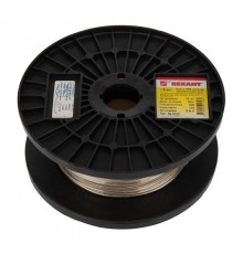 Трос стальной в ПВХ оплетке d=2,0 мм, прозрачный (бухта 200 м)  09-5320  REXANT