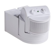 Датчик движения настенный ДДС 04, 180°, 1200 Вт,10-2000 Лк, 12 м, 10-420 сек. IP44  11-9212  REXANT